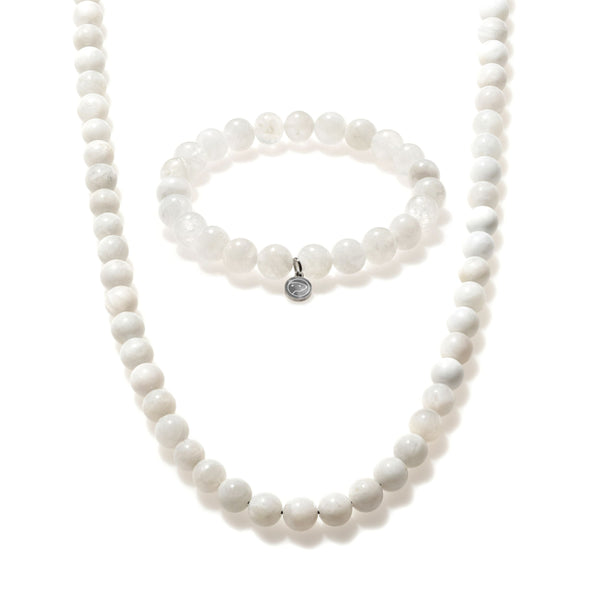 Moonstone Beaded Duo