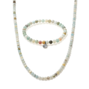 Multi-Amazonite Beaded Duo Mini
