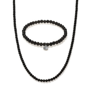 Obsidian Beaded Duo Mini