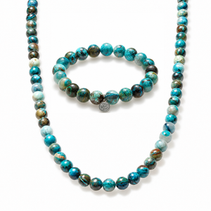 Phoenix Turquoise Beaded Duo