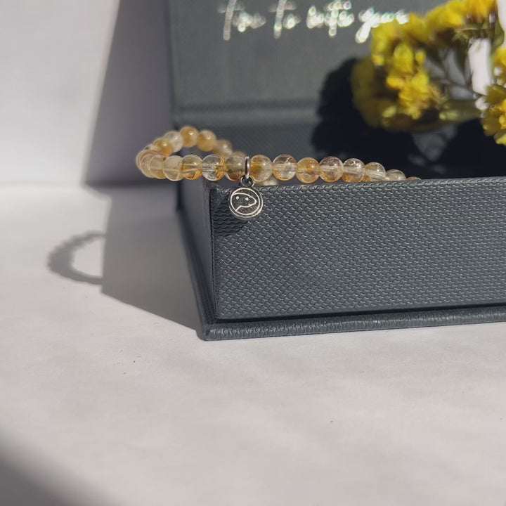 citrine mini bracelet video
