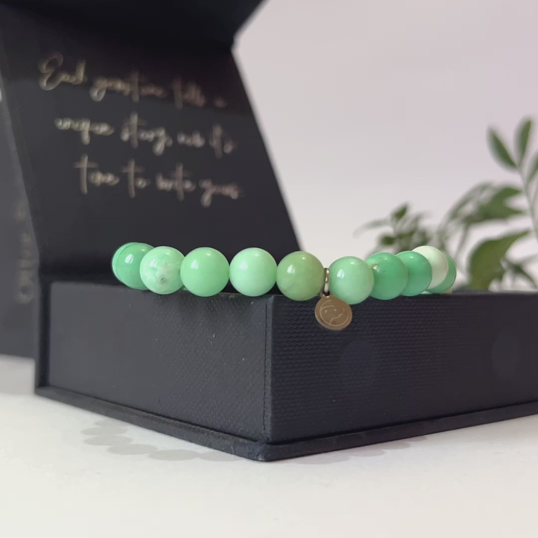 Australian Jade Chrysoprase Bracelet