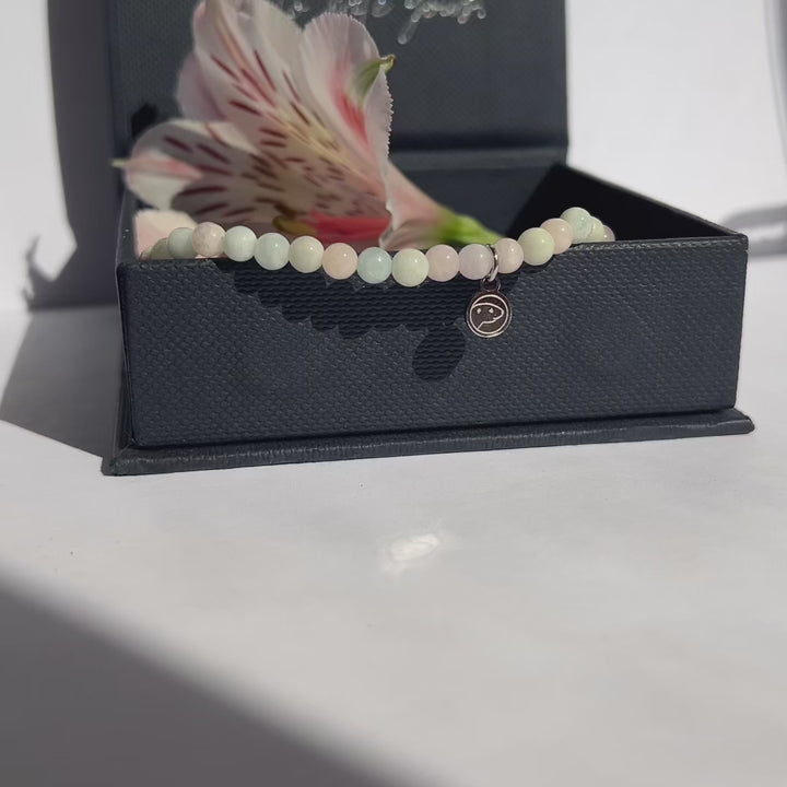 morganite mini  bracelet video