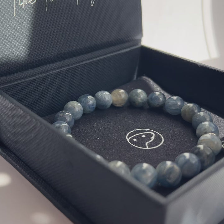 kyanite 8 mm bracelet video