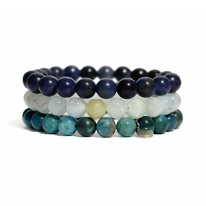 Throat Chakra (Vishuddha) Bracelet Pack