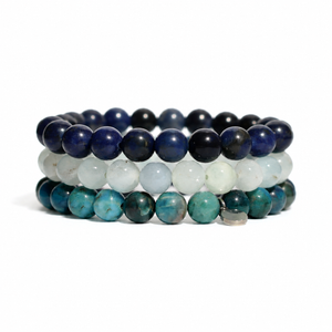 Throat Chakra (Vishuddha) Bracelet Pack