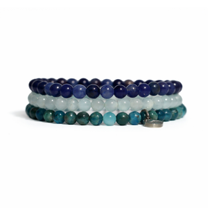 Throat Chakra (Vishuddha) Bracelet Pack Mini