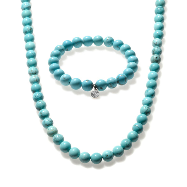 Turquoise Beaded Duo